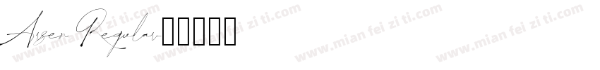 Arsen Regular字体转换